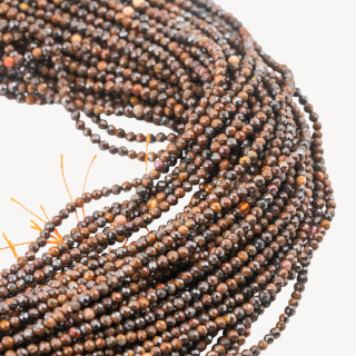 Occhio Di Tigre Perline Diamond Cut 2mm