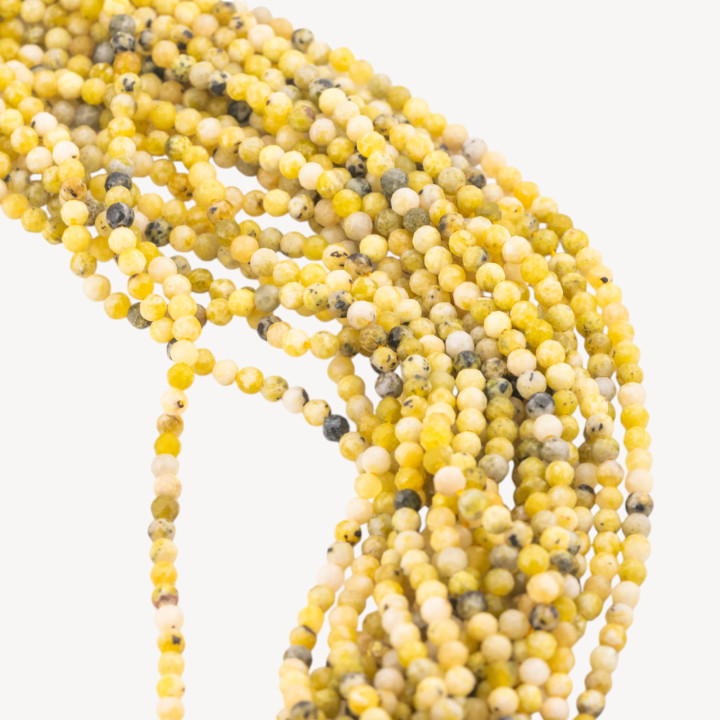 Quarzo Lemond Perline Diamond Cut 3,5mm