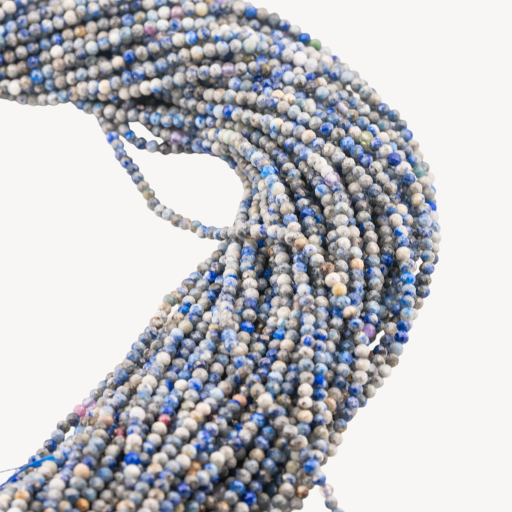 Sodalite Perline Diamond Cut 2mm