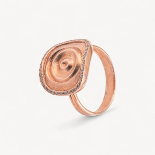 Anello Di Argento 925 1pz con Zirconi e Occhio Inciso