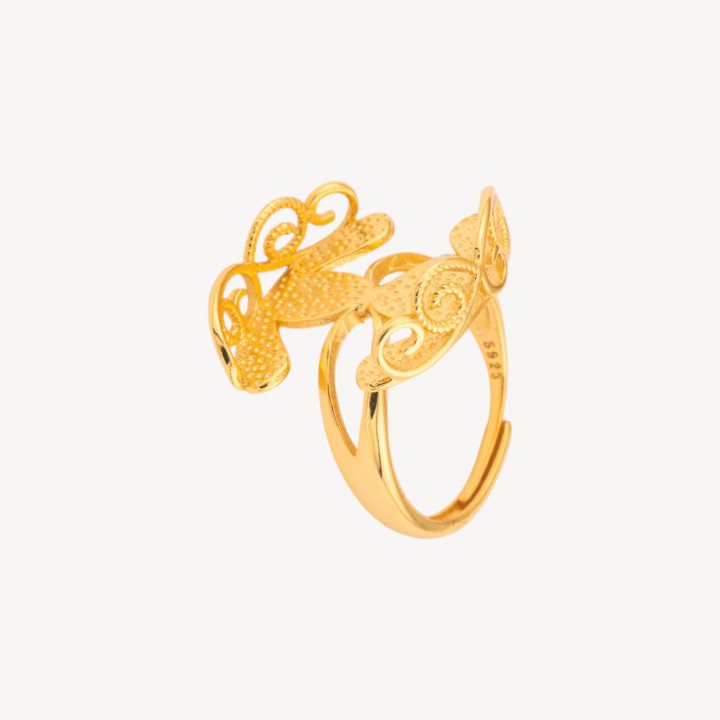 Base Per Anelli Di Argento 925 Misura Regolabile Con Castone