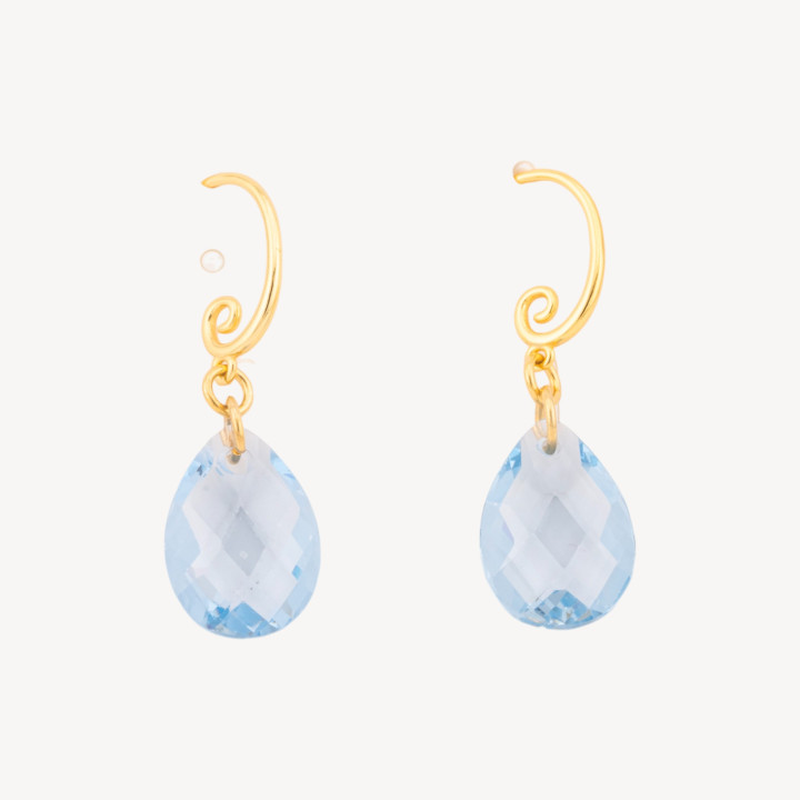 Orecchini In Argento 925 Con Zirconi Briolette