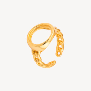 Base Per Anelli Di Argento 925 Misura Regolabile Con Castone