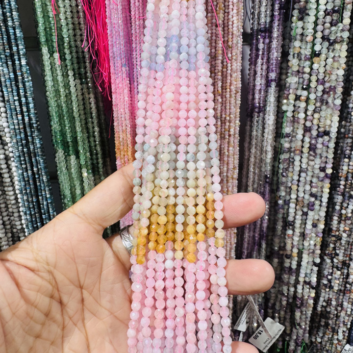 Beryl Gradient Faceted Diamond Cut 5,0mm