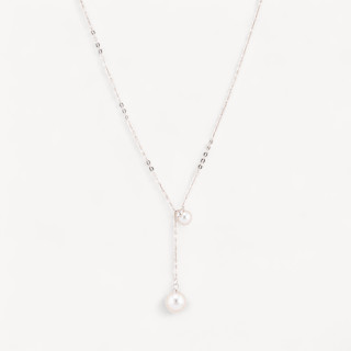 Collana In Argento 925 Con Perle MOD3892 Rodiato