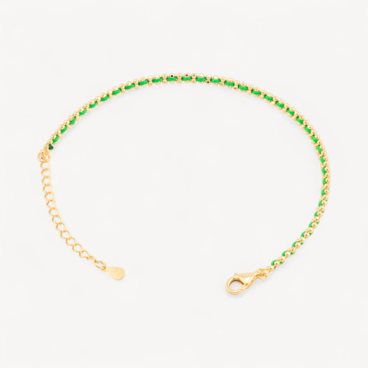 Bracciale In Argento 925 Tessuto Con Moschettone