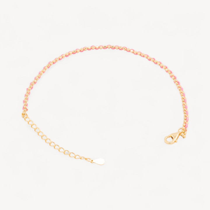 Bracciale In Argento 925 Tessuto Con Moschettone