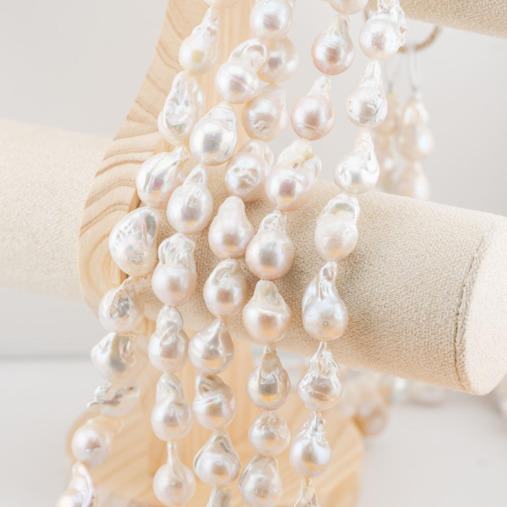 Perle Di Fiume Barocche (PHN) 70-80gr 12-14mm Bianco