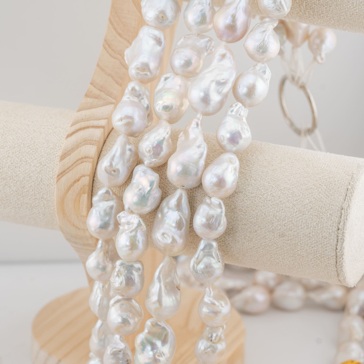 Baroque Drop River Pearls (YEW) 90-100gr