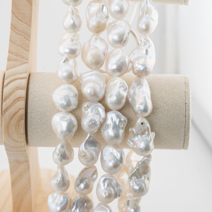 Baroque Teardrop River Pearls (ABW) 100-110gr