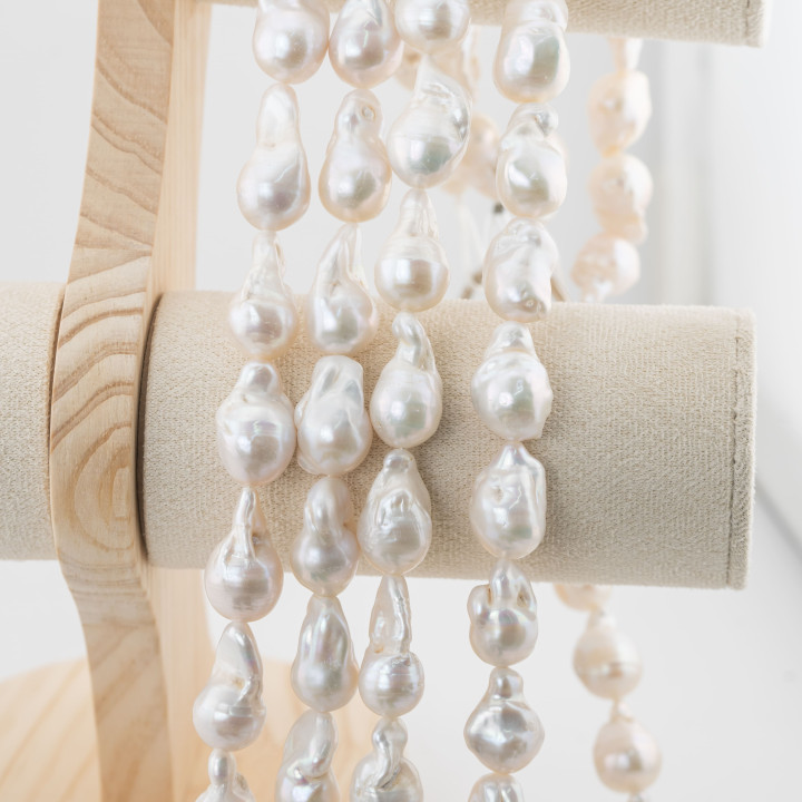 Baroque Teardrop River Pearls (ABW) 80-90gr