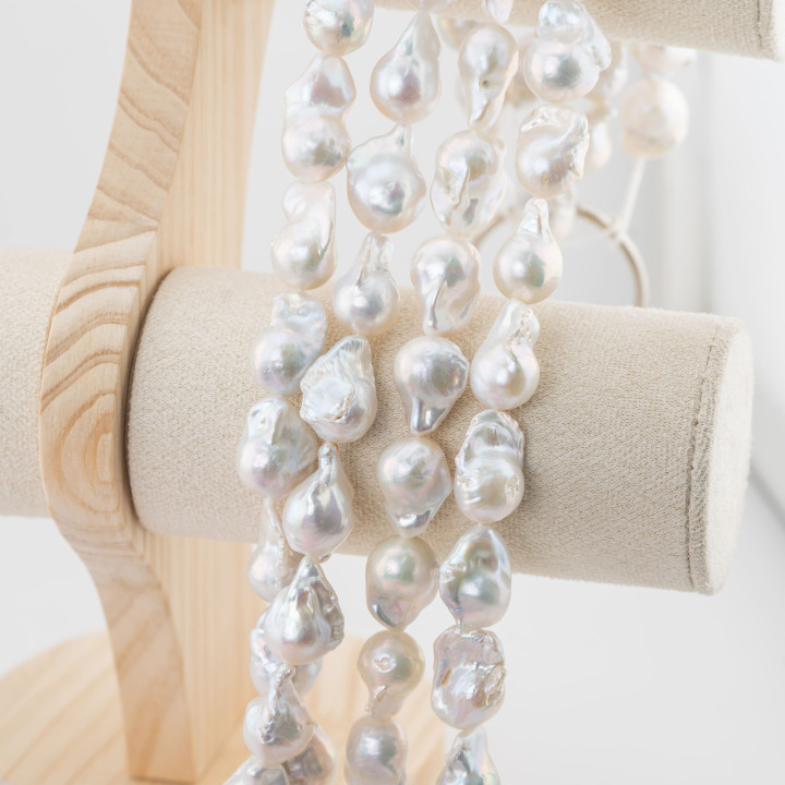 Baroque Teardrop River Pearls (YEP) 70-80gr