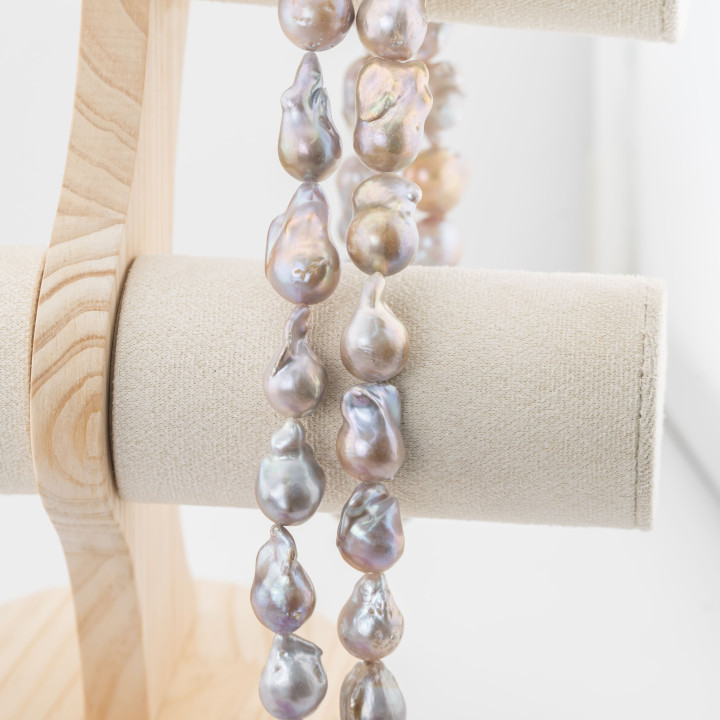 Baroque Teardrop River Pearls (AQL) 100-110gr Bronze Πολύχρωμα