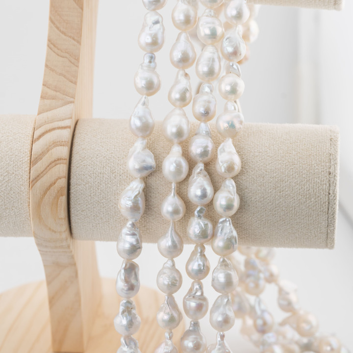 Baroque Teardrop River Pearls (PJW) 50-55γρ