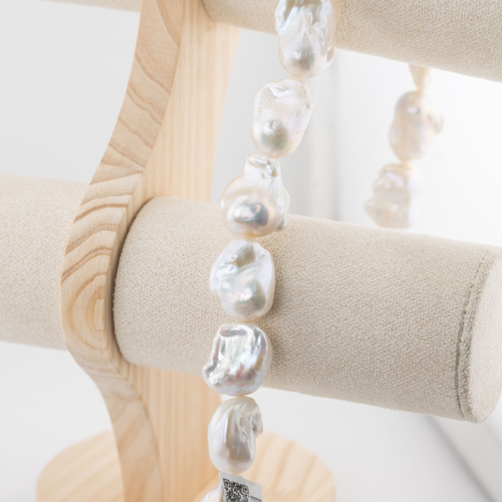 Perle Di Fiume Barocche Naturali YTN 120-130gr per Creazioni Gioielli DIY