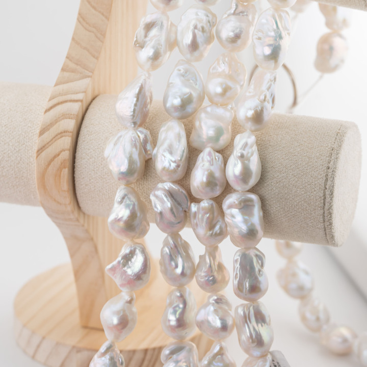 Perle Di Fiume Barocche Naturali YTN 110-120gr per Creazioni Gioielli DIY