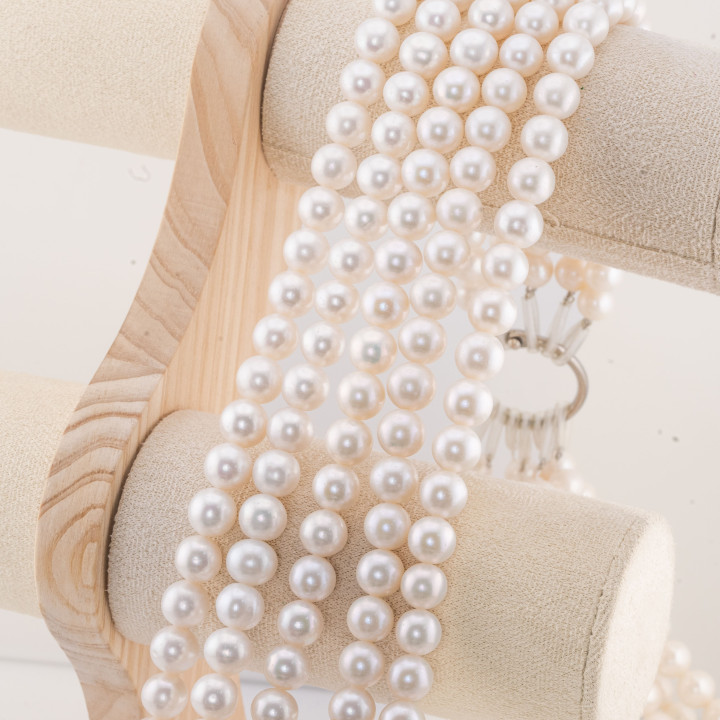 Round River Pearls 11,0-11,5mm AAA+ Λευκό