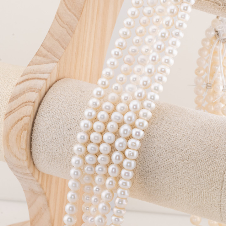 Perle Di Fiume Tonde 6.0-6.5mm