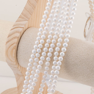 Perle Di Fiume Tonde 5,0-6,0mm AAA+ Bianco