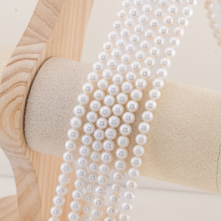 Perle Di Fiume Tonde 5,5-6,0mm 4A Bianco