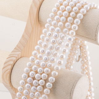 Perle Di Fiume Barocche Tonde 9-10mm