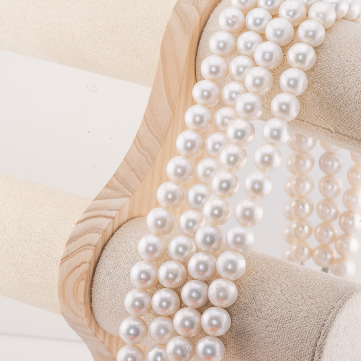 Perle Di Fiume Barocche Tonde 11-12mm