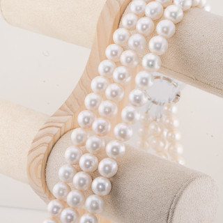 Perle Di Fiume Tonde 12,0-13,0mm Barocche Bianche