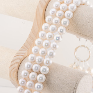 Perle Di Fiume Tonde 13,0-14,0mm Barocche Bianche