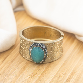 Bracciale in Bronzo Con Pietre e Marcasite Dorato MOD.575