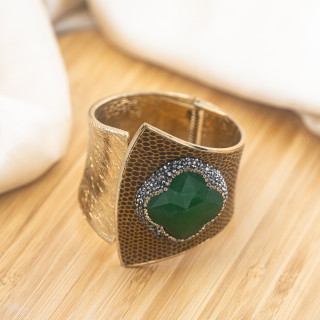 Bracciale in Bronzo Con Pietre e Marcasite Dorato MOD.581