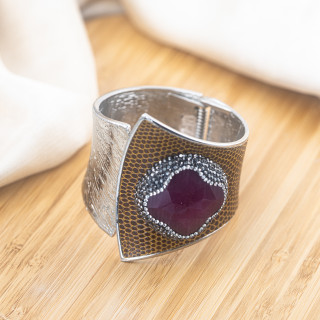 Bracciale in Bronzo Con Pietre e Marcasite Rodiato MOD.594