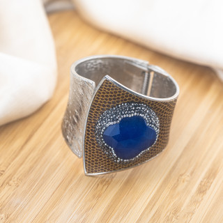 Bracciale in Bronzo Con Pietre e Marcasite Rodiato MOD.599