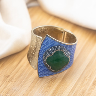 Bracciale in Bronzo Con Pietre e Marcasite Rodiato MOD.604