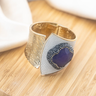 Bracciale in Bronzo Con Pietre e Marcasite Rodiato MOD.631