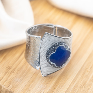 Bracciale in Bronzo Con Pietre e Marcasite Rodiato MOD.635