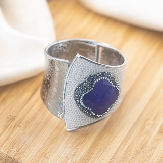 Bracciale in Bronzo Con Pietre e Marcasite Rodiato MOD.642