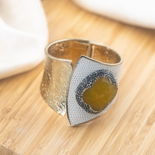 Bracciale in Bronzo Con Pietre e Marcasite Rodiato MOD.644