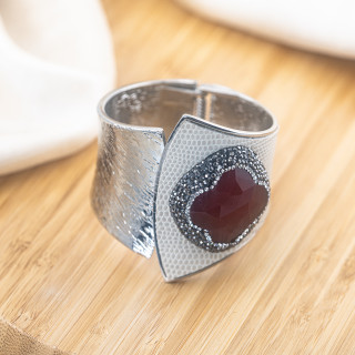 Bracciale in Bronzo Con Pietre e Marcasite Rodiato MOD.645