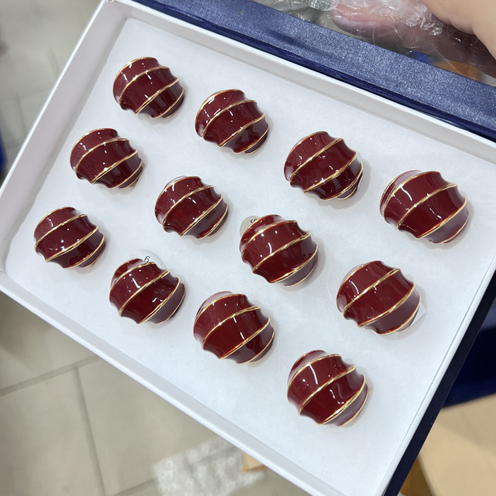 Anelli Bijoux in Acciaio Inossidabile Confezione da 12pz MOD.343