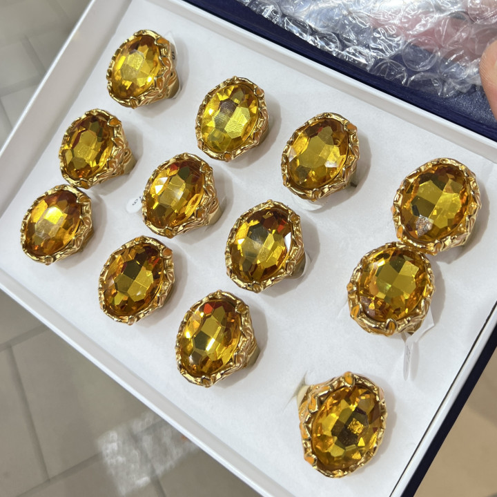 Anelli Bijoux in Acciaio Inossidabile Confezione da 12pz MOD.346