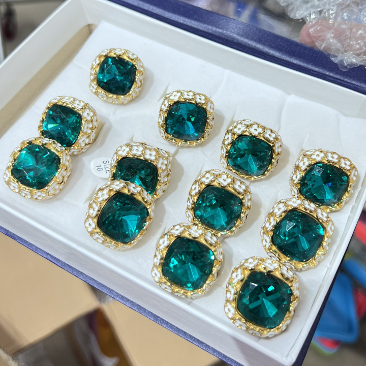 Anelli Bijoux in Acciaio Inossidabile Confezione da 12pz MOD.373