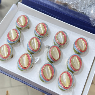 Anelli Bijoux in Acciaio Inossidabile Confezione da 12pz MOD.376