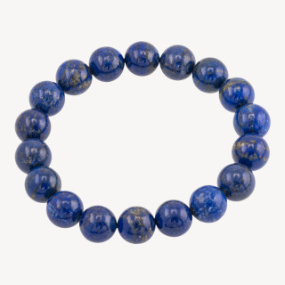 Bracciale Elastico Di Lapislazzuli Naturale 11mm
