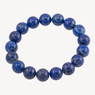 Bracciale Elastico Di Lapislazzuli Naturale 13mm