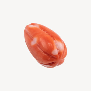 Cabochon di Corallo Rosso Italiano Naturale Premium Seme 10,5x19mm 1pz