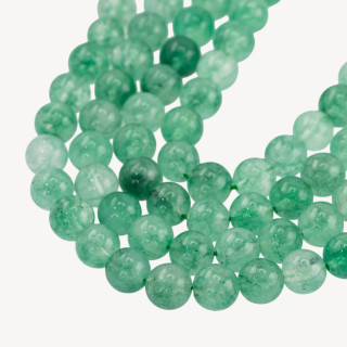 Giada Candy Verde Menta Tondo Liscio 10mm