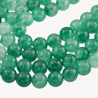 Giada Candy Verde Menta Tondo Liscio 12mm