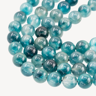 Giada Candy Verde Petrolio Tondo Liscio 12mm