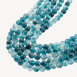 Giada Candy Verde Petrolio Tondo Liscio 6mm