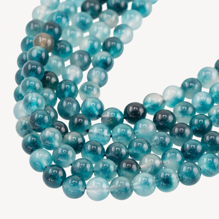 Giada Candy Verde Petrolio Tondo Liscio 8mm